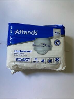 Attends Adult Disposable Underwear Size M extra heavy absorbency